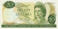 p167c from New Zealand: 20 Dollars from 1975